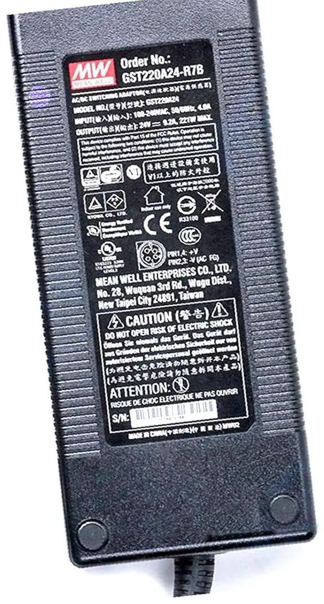Alt view image 2 of 4 - Desktop Industrial Adapter 180W 12V 15A GST220A12-R7B AC-DC SMPS GST220A Switching Power Supply