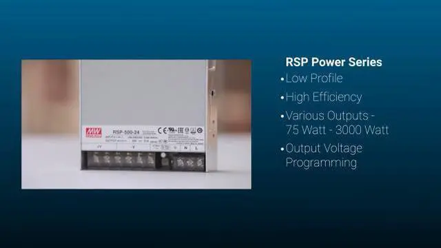Alt view image 2 of 2 - RSP-320-5 AC-DC Switching Enclosed Power Supply PFC