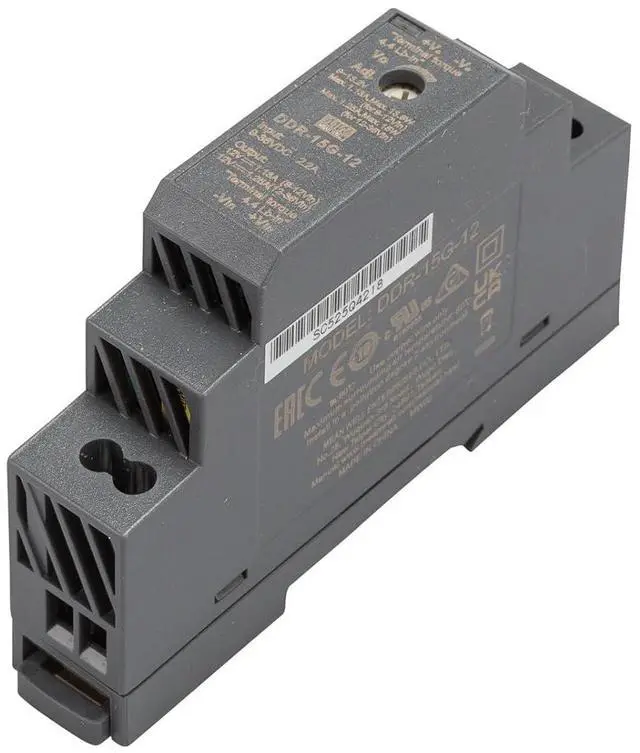 Main image of DDR-15G-12 15W Din Rail DC/DC Converter O/P +12V1.25A - 1 item(s)