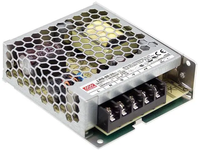Main image of LRS-50-5 Switching Power Supply, Single Output, 5V, 10A, 50W, 3.9" L x 3.23" W x 1.18" H