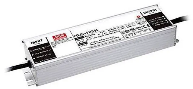 Main image of LED DRVR CC/CV AC/DC 18-36V 5.2A (Pack of 1) (HLG-185H-36B)