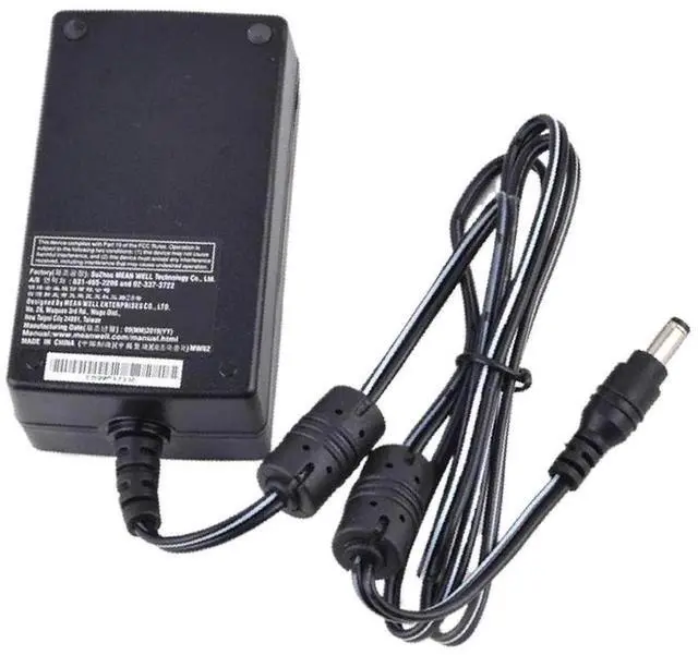 Alt view image 3 of 3 - GST25A12-P1J Desktop AC Adapter, 25W 12V 2.08A, DC P1J Barrel Plug, 2.1mm I.D. x 5.5mm O.D. x 11mm Center Positive Female, 3 Pole AC Inlet IEC320-C14, Input: 85~264VAC, Level VI