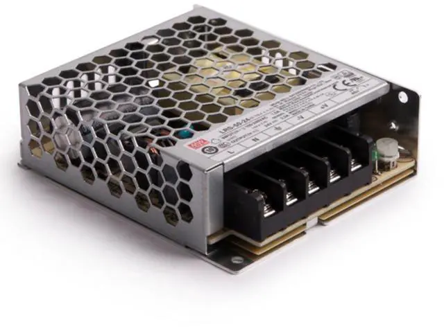 Alt view image 4 of 4 - LRS-50-24 Switching Power Supply, Single Output, 24V, 2.2A, 52.8W, 3.9" L x 3.23" W x 1.18" H