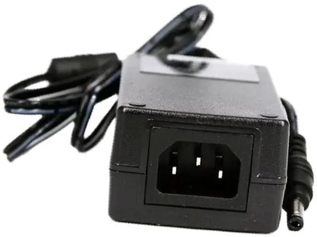 Alt view image 4 of 4 - GST25A09-P1J Desktop AC Adapter, 23W 9V 2.55A, DC P1J Barrel Plug, 2.1mm I.D. x 5.5mm O.D. x 11mm Center Positive Female, 3 Pole AC Inlet IEC320-C14, Input: 85~264VAC, Level VI