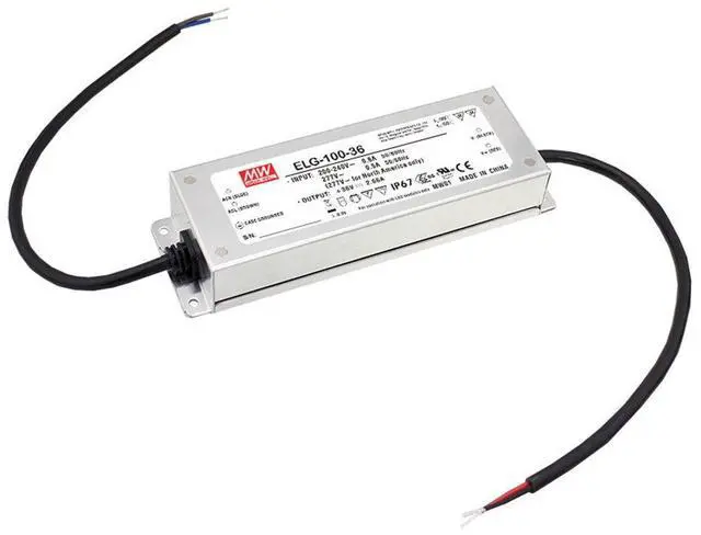 Main image of MW Mean Well ELG-100-36A 36V 2.66A 95.76W Single Output Switching LED Power Supply with PFC