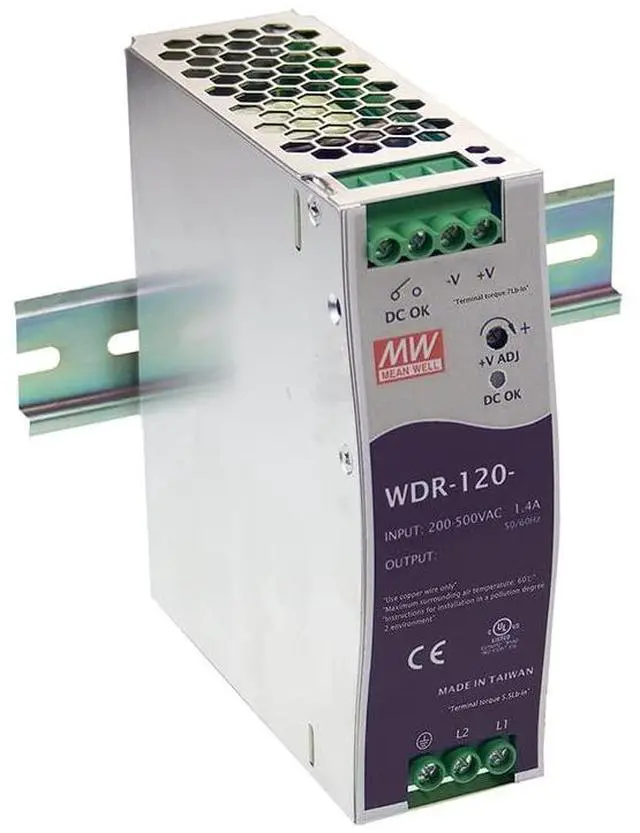 Main image of WDR-120-24 Mean Well Power Supply