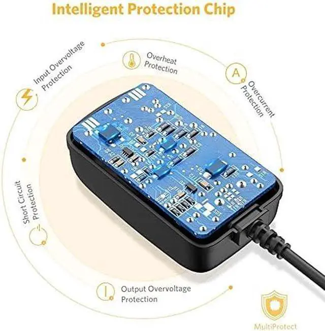 Alt view image 3 of 4 - Replacement AC 100V-240V Converter Adapter DC 5V 1A Power Supply US 3.5mm x 1.35mm 1000mA