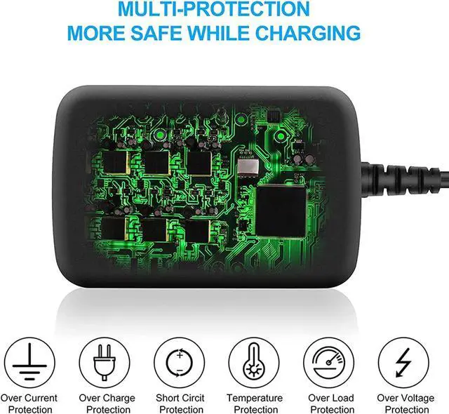 Alt view image 4 of 4 - Replacement AC 100V-240V Converter Adapter DC 5V 1A Power Supply US 3.5mm x 1.35mm 1000mA