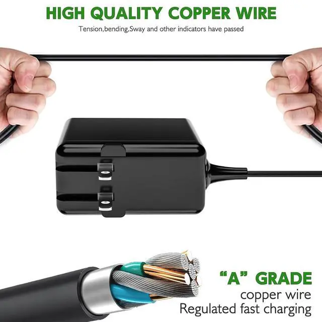 Alt view image 6 of 7 - 36W 12V 2.58A Charger Replacement for Microsoft Surface Pro 3 Pro 4 Pro 5 Smooth Surface Small Size 61 * 58mm