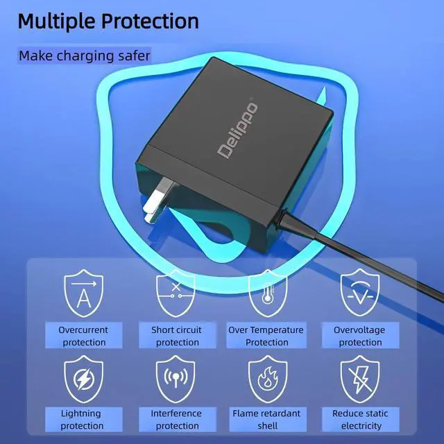 Alt view image 5 of 7 - 12V10A9A8A Power Adapter Universal Fish Detector Fish Watching Device Wireless Mobile Phone Fishing Underwater Visual Fish Detector Night Vision Display Screen Charger Power Cord