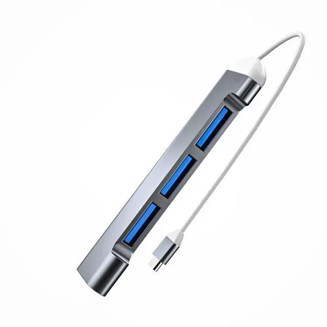 Main image of for Docking Station USB Hub 4 Ports, Multiple USB 3.0 Hub, USB A Splitter for Laptop with USB C Power Port, USB Extender for A Port Laptop, for Docking Station and More (2ft) (Type C Connector)