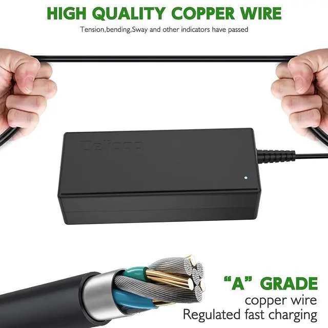 Alt view image 6 of 7 - 120W 20V 6A (19V 6.32A)DC Connetor 6.0mm Laptop AC Adapter for Asus ZenBook UX534F UX534FT Q546FD Q546F k Flip Q546FD Q546FDX q546fd-bi7t14 K570U K570UD Q506f Q536F Q526F 20V 6A Laptop Charger