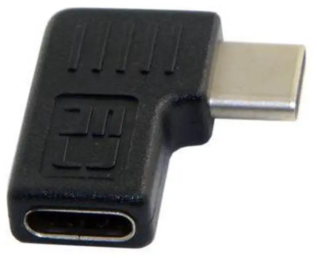 Alt view image 5 of 5 - 90 Degree Right & Left Angled USB 3.1 Type-C Male to Female Extension Adapter for Samsung Galaxy S8 S8+