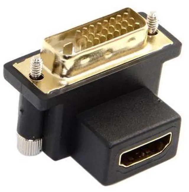 Main image of CYDZ 90 Degree Down Angled DVI Male to HDMI-compatible Female Adapter for Computer & HDTV & Graphics Card