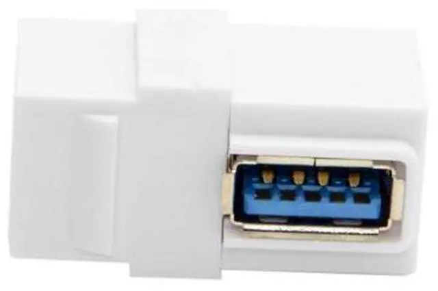 Main image of NGFF 90 Degree Right Angled USB 3.0 A Female to A Female Extension Keystone Jack Coupler Adapter for Wall Plate Panel