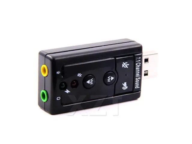 Alt view image 6 of 6 - AT FOR Mic Speaker Audio Headset Microphone USB 2.0 3.5mm Jack Converter External USB AUDIO SOUND CARD ADAPTER VIRTUAL 10PCS