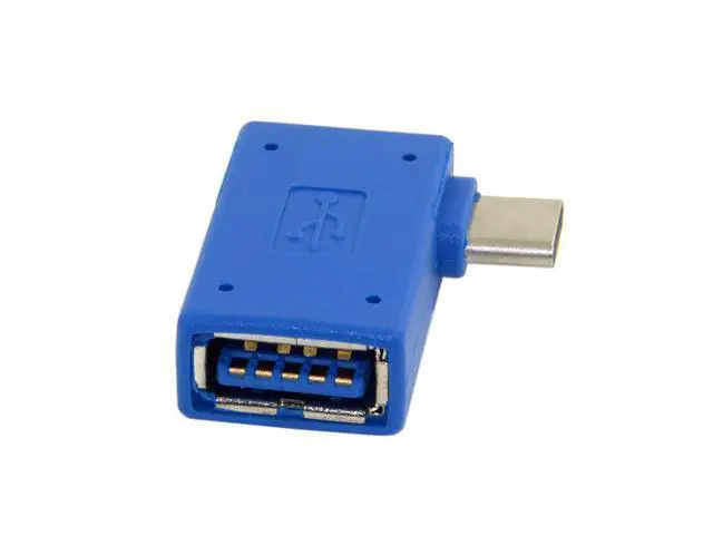 Alt view image 5 of 5 - USB-C Type-C to USB 3.0 Female OTG Adapter Right Angled 90 Degree for Laptop & Cell Phone