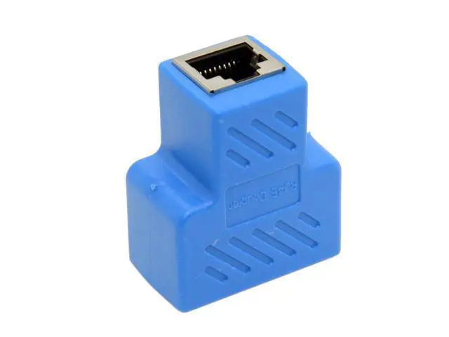 Alt view image 3 of 3 - CalbeCC RJ45 Cat6 8P8C STP UTP Plug To Dual RJ45 Splitter Network Ethernet Switcher Adapter Converter with Shield 2pcs