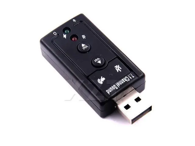 Alt view image 4 of 6 - AT FOR Mic Speaker Audio Headset Microphone USB 2.0 3.5mm Jack Converter External USB AUDIO SOUND CARD ADAPTER VIRTUAL 10PCS