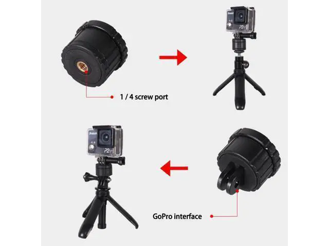 Alt view image 2 of 4 - Quick Release Adapter Base Accessory for GoPro Hero Action Camera