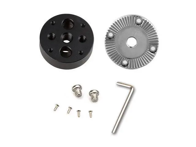 Alt view image 2 of 3 - M6 Thread Arri Rosette Adapter Mount Rig For Dslr Camera Cage Handgrips