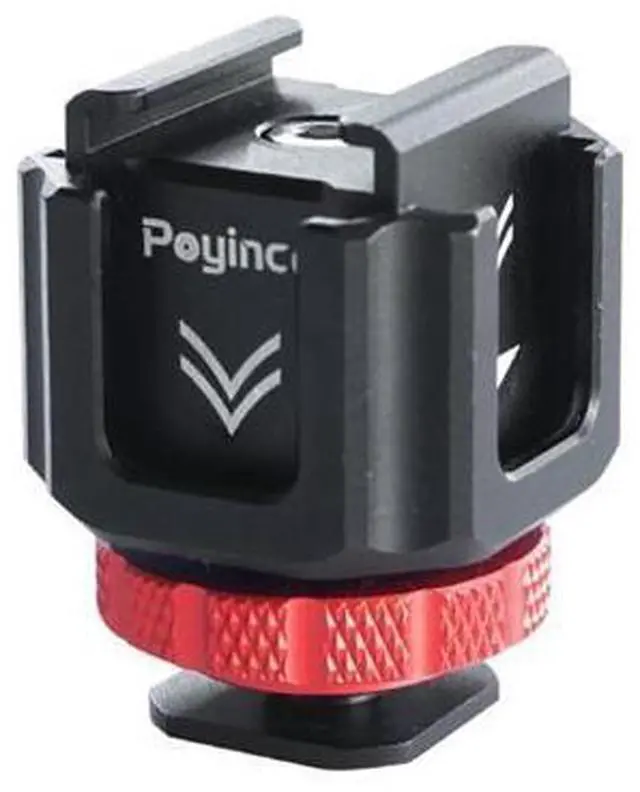 Main image of Five-Head Cold Shoe Mount Extension Bracket Base Camera Fill Light Mic Monitor Flash Adapter