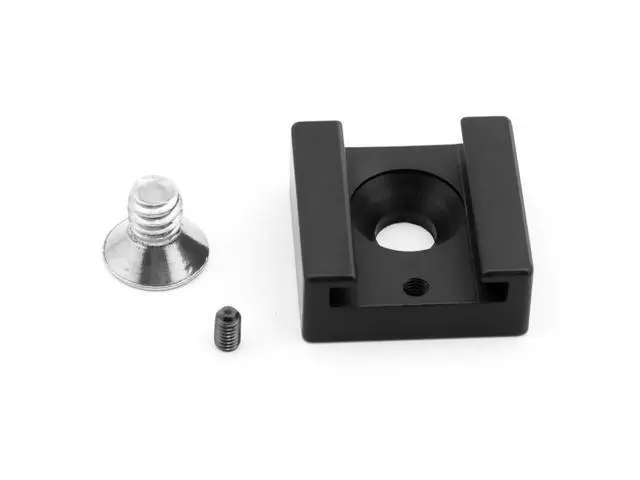Alt view image 2 of 4 - 3PCS Metal Cold Shoe Mount Adapter with 1/4" Screw for Video Light Tripod Stabilizer Hand Grip and Other Photography Accessories