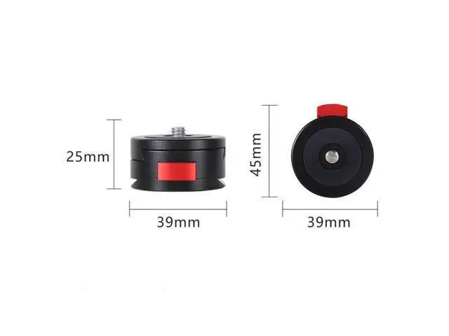 Alt view image 4 of 4 - Arca Quick Release Plate Screw Adapter Mount Head Ball Head for Camera