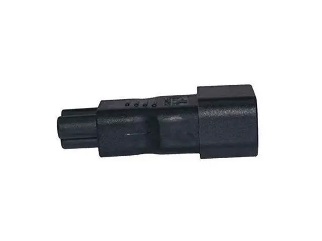 Alt view image 2 of 7 - CYDZ IEC 320 Socket C14 to Cloverleaf Plug Micky C5 Straight Extension Power Adapter