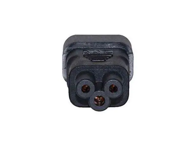 Alt view image 7 of 7 - CYDZ IEC 320 Socket C14 to Cloverleaf Plug Micky C5 Straight Extension Power Adapter