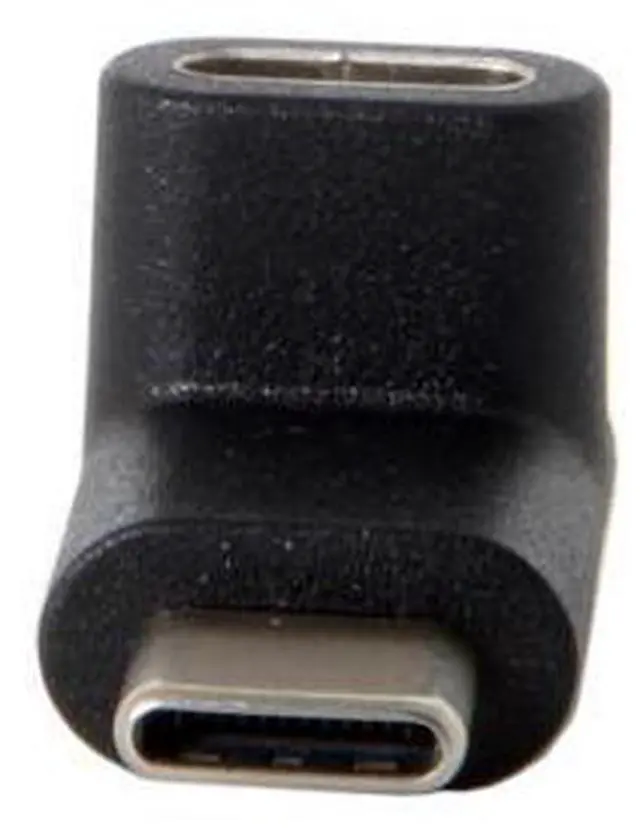 Main image of CYDZ Reversible 90 Degree Up or Down Angled USB 3.1 Type-C Male to Female Extension Adapter for Laptop & Phone