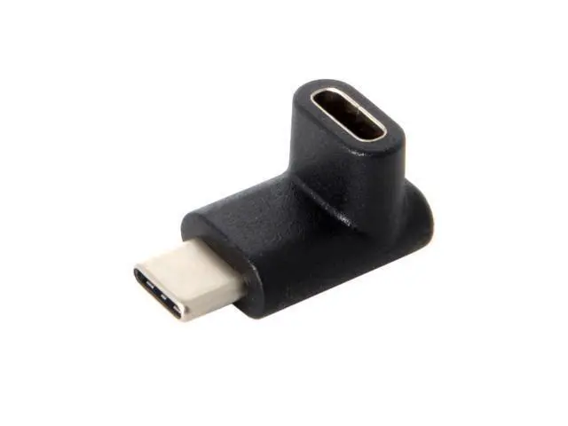 Alt view image 3 of 7 - CYDZ Reversible 90 Degree Up or Down Angled USB 3.1 Type-C Male to Female Extension Adapter for Laptop & Phone