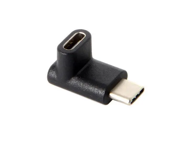 Alt view image 4 of 7 - CYDZ Reversible 90 Degree Up or Down Angled USB 3.1 Type-C Male to Female Extension Adapter for Laptop & Phone