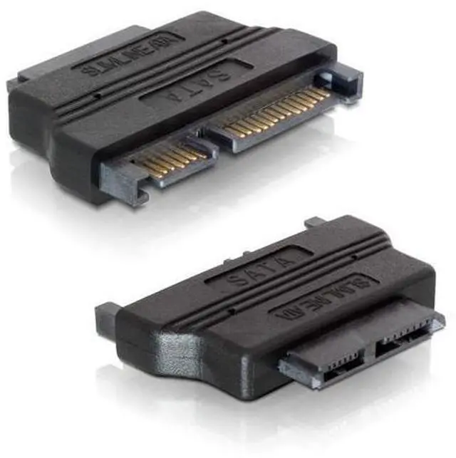 Main image of SATA 22 Male to Slimline SATA 13 Female Laptop CD ROM Convertor Adapter