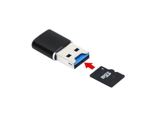 Alt view image 2 of 3 - CY USB 3.0 to Micro SD SDXC TF Card Reader Adapter 5Gbps Super Speed for Car Laptop