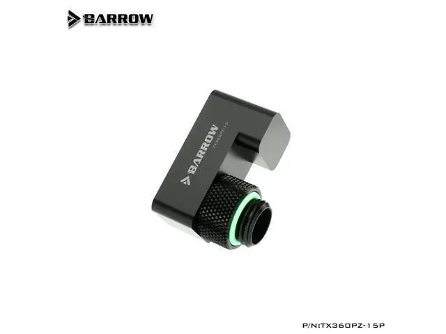 Alt view image 2 of 3 - Barrow G1/4 360°rotation offset adapter POM portable edition 15MM TX360PZ-15P