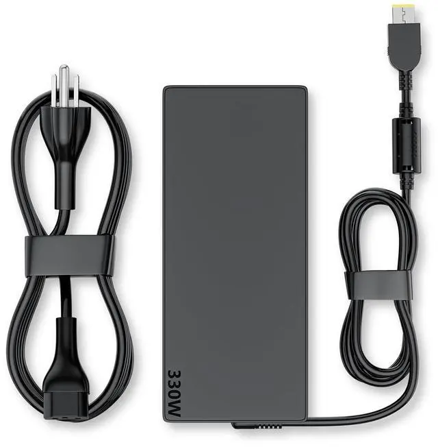 Main image of New 330W GaN Slim Gaming Laptop Charger Replacement for Lenovo 20V 16.5A AC Adapter; Legion Pro 9 9i Gen 9 7 7i 5i 5 15 16 17 Yoga AIO 7 16IRX8 16IRX9 16IRX8H 16ARX8H RTX 4070 4080 4090 Power Supply