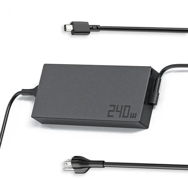 Main image of 240W Charger Replacement for ASUS ROG Zephyrus ProArt TUF Power Supply Cord | Temperature control AC Adapter for Tuf A16 A18 A14 laptop ROG Zephyrus G14 G16 Flow Z13 ProArt PX13 P16 Rectangle Gaming w