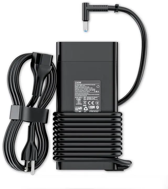 Main image of AC Adapter 230W Fit for HP Omen Victus Pavilion Zbook Gaming Laptop Charger | 19.5V 11.8A Fast Charging, 200W For Omen Victus Pavilion 15 16 17 Fury Envy, M41303-001 M85389-001 TPN-LA10 Power Supply C