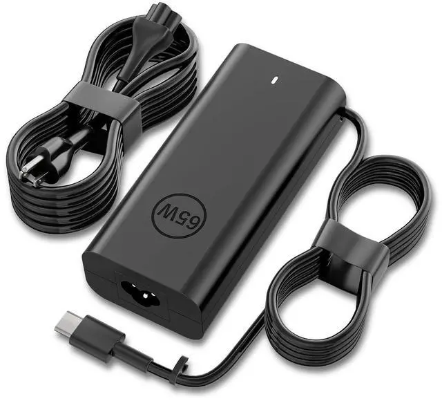 Main image of 65W 45W USB C Charger Adapter Fit for Dell Latitude Inspiron Chromebook XPS | 65W/45W PD Fast Charging | Smart Temperature Control | Wide Compatibility | Compact Design | Multiple Protection