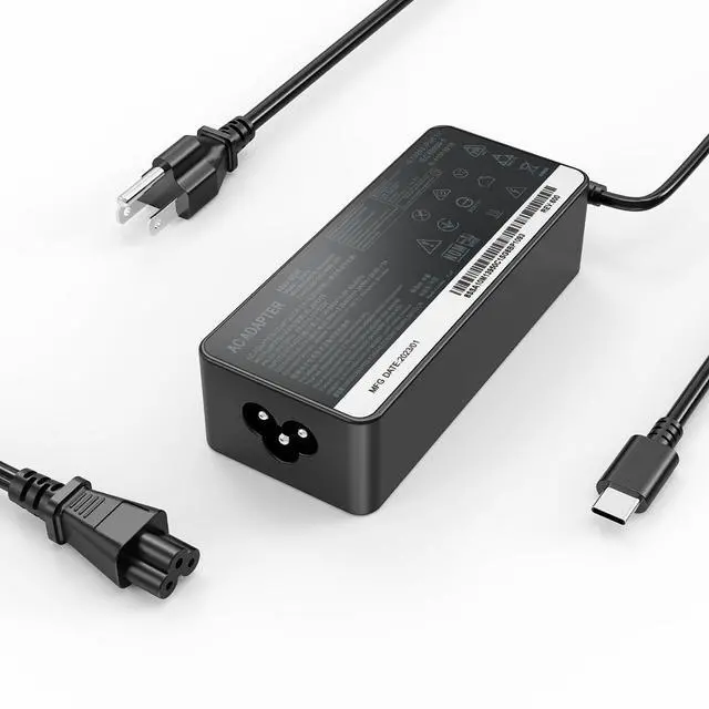 Main image of 65W USB-C Charger | Fit ADLX65YLC3D 4X20M26274 01FR024, ThinkPad X1 T E P Yoga ThinkBook IdeaPad Type-C 65W 20V3.25A PD charger