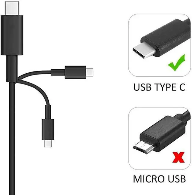 Alt view image 3 of 5 - 130W USB C Laptop Charger | Fit for Dell XPS 15 17 2in1 9575 9500 9700 Precision 5570 5560 5550 5530 5760 5750 3560 Type C Power Cord