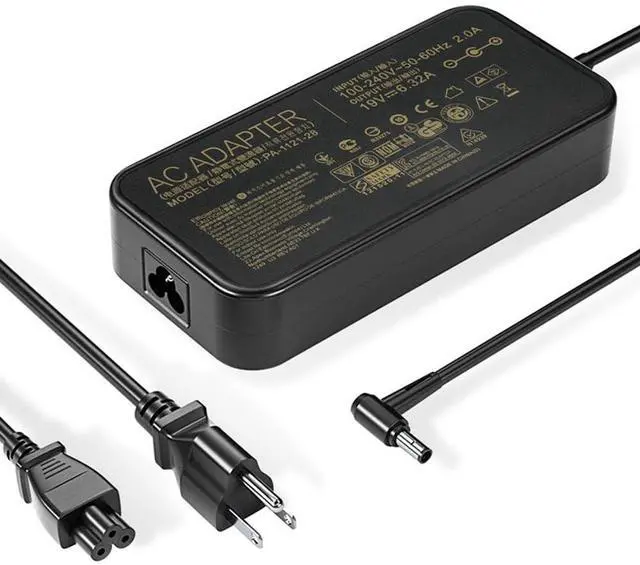 Main image of 120W AC Charger 5.5x2.5mm Fit for ASUS 19V 6.32A AC Adapter | Compatible with ASUS GL551 GL551J GL552 GL552V GL752 G550JK,G53JW FX504 Laptop