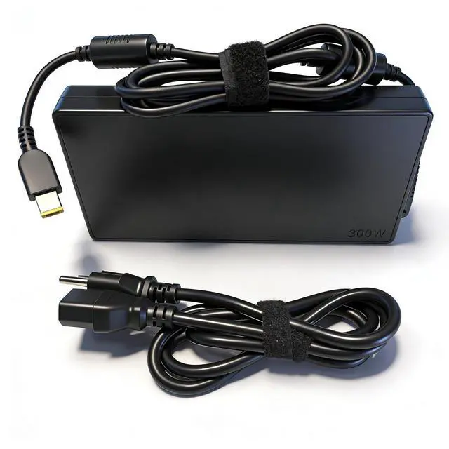 Main image of 300W AC Charger Yellow Square Tip for Lenovo Legion Gaming Laptop | Fit ADL300SDC3A SA10R16956, Legion 5Pro 7 16ACHg6 R9000P R9000K Y9000K Yellow Square Tip 300W 20V15A Lenovo gaming charger