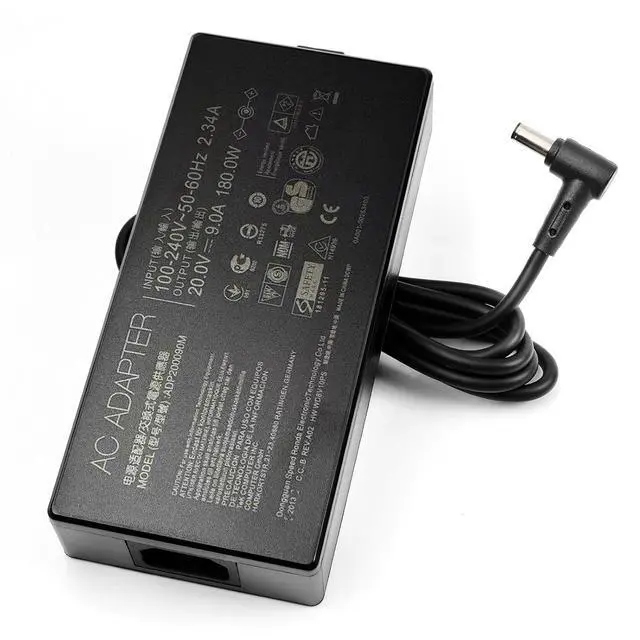 Alt view image 2 of 6 - 180W 6.0×3.7mm Charger Fit for ASUS ROG Zephyrus TUF Gaming ADP-180TB H | Compatible with ROG Zephyrus G14 GA401 G15 GA502, Strix G531 G731 G513IH, TUF FX505 FX705 FX506LH FX516PE