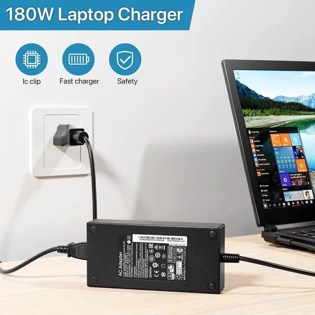 Alt view image 6 of 6 - 180W 135W Charger Fit for Acer Nitro 5 AN515 N20C1 | ADP-135KB T ADP-180MB K AC Adapter