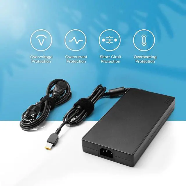 Alt view image 5 of 6 - 230W AC Laptop Charger Compatible with Lenovo Legion 5 5P 7 S7 C7 | for Legion Y730 Y740 Y900 Y910 Y920 Y7000P, ThinkPad P15 P16 P70 P73 Gaming Laptop Power Adapter