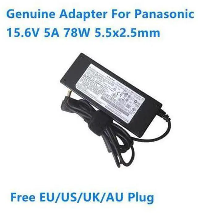 Main image of 15.6V 5A 78W 5.5x2.5mm CF-AA1653A M5 Power Supply AC Adapter For Panasonic ToughBook CF-30 CF30 CF-51 Laptop Charger