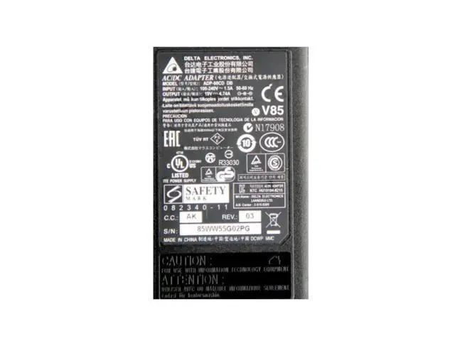 Alt view image 2 of 2 - DELTA ADP-90CD DB 90W 19V 4.74A 4.0x1.7mm AC Adapter For Hasee Chicony A10-090P3A 90W Laptop Power Supply Charger