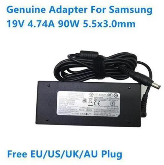 Main image of 19V 4.74A 90W 5.5x3.0mm PA-1900-98 AD-9019A Power Supply AC Adapter For Samsung Laptop Power Charger